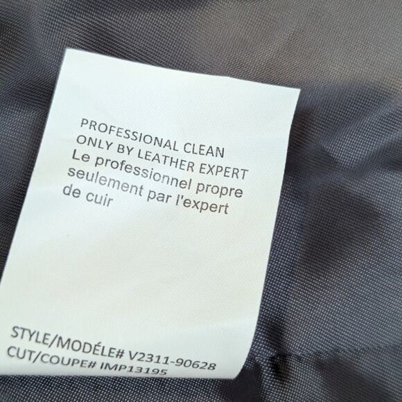 Vince Wool Tweed and Leather Jacket Gray and Black Size XXS - Picture 9 of 16